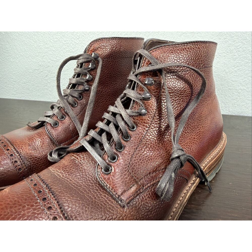 Brogue Alden D7812HC Jumper Boot Brown Scotch Grain Barrie Last Men’s Size 9 B - Picture 13 of 13